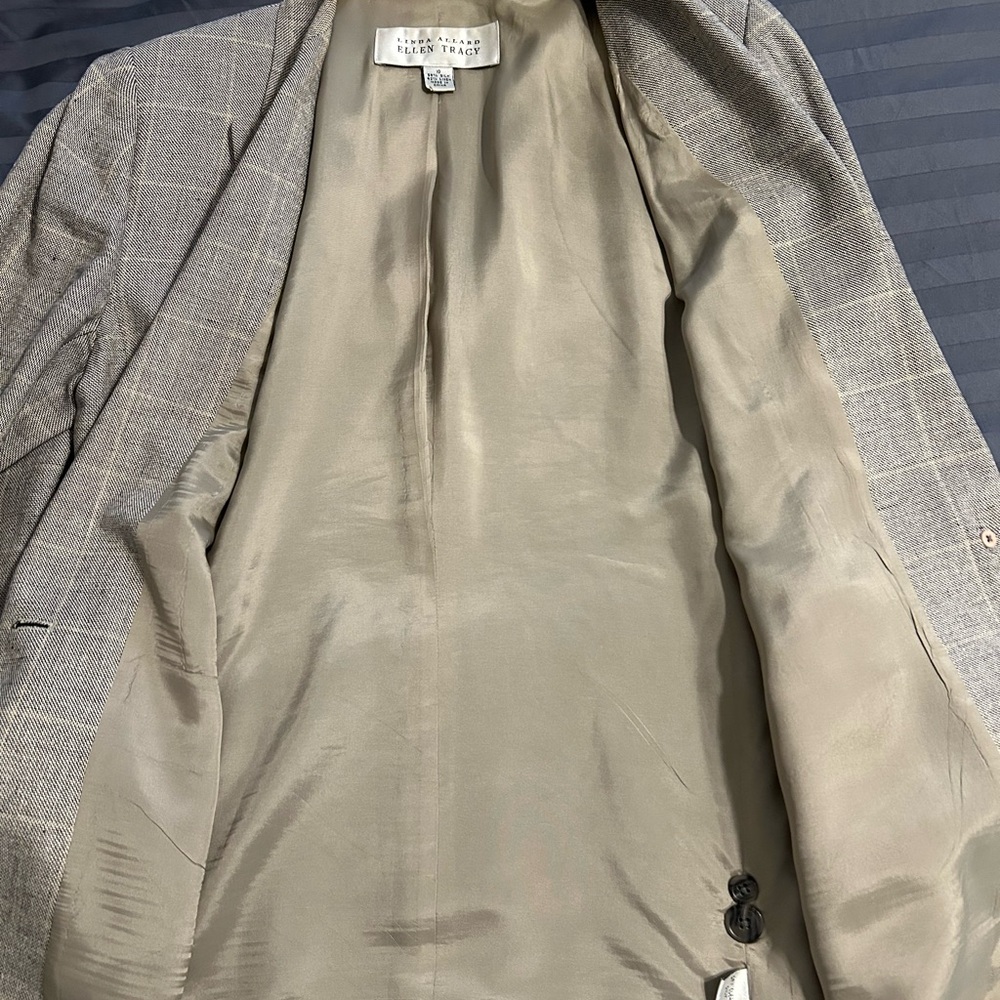 Gorgeous Linda Allard Ellen Tracy Silk Linen size 10 - Picture 9 of 10
